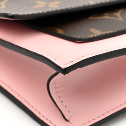 Louis Vuitton Monogram Flore Chain Wallet Rose Ballerine 8 of 15