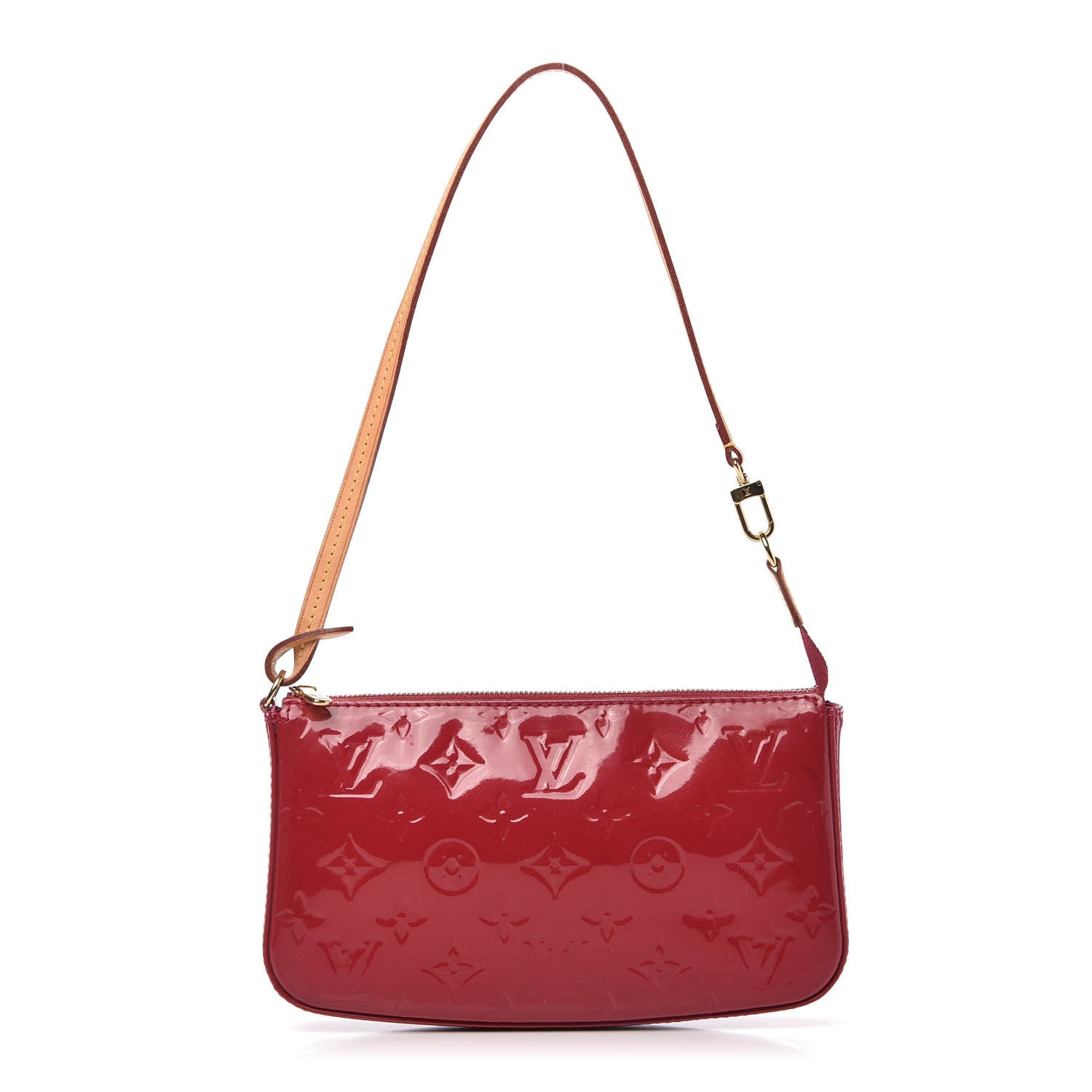 Louis Vuitton Vernis Pochette Accessories NM Rose Indien 1 of 13