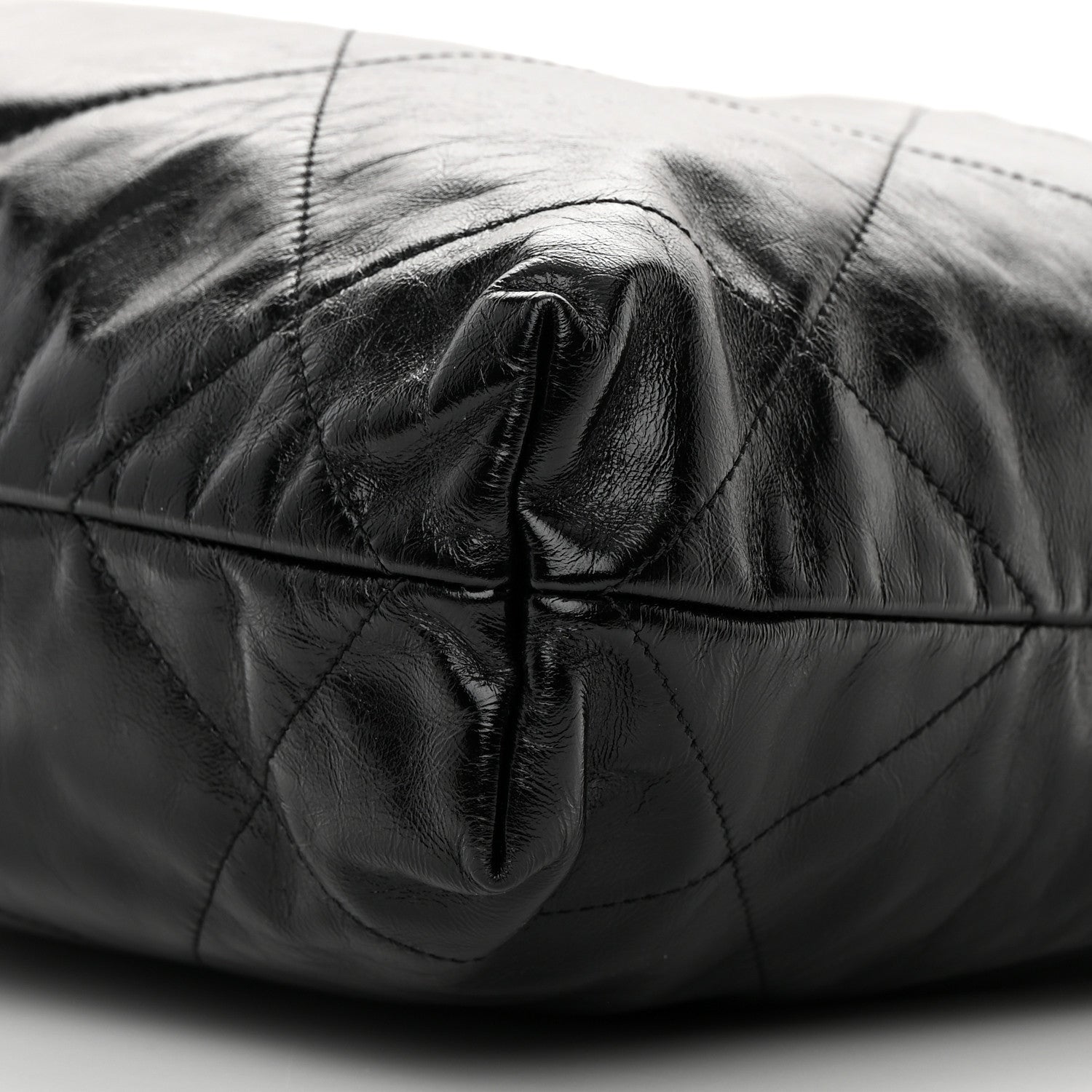 Chanel Shiny Calfskin Quilted Chanel 22 Black 11 of 12