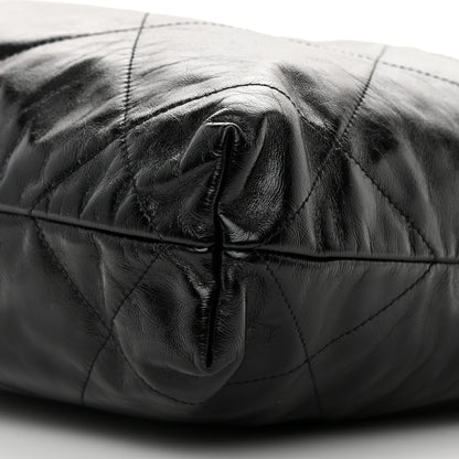 Chanel Shiny Calfskin Quilted Chanel 22 Black 11 of 12