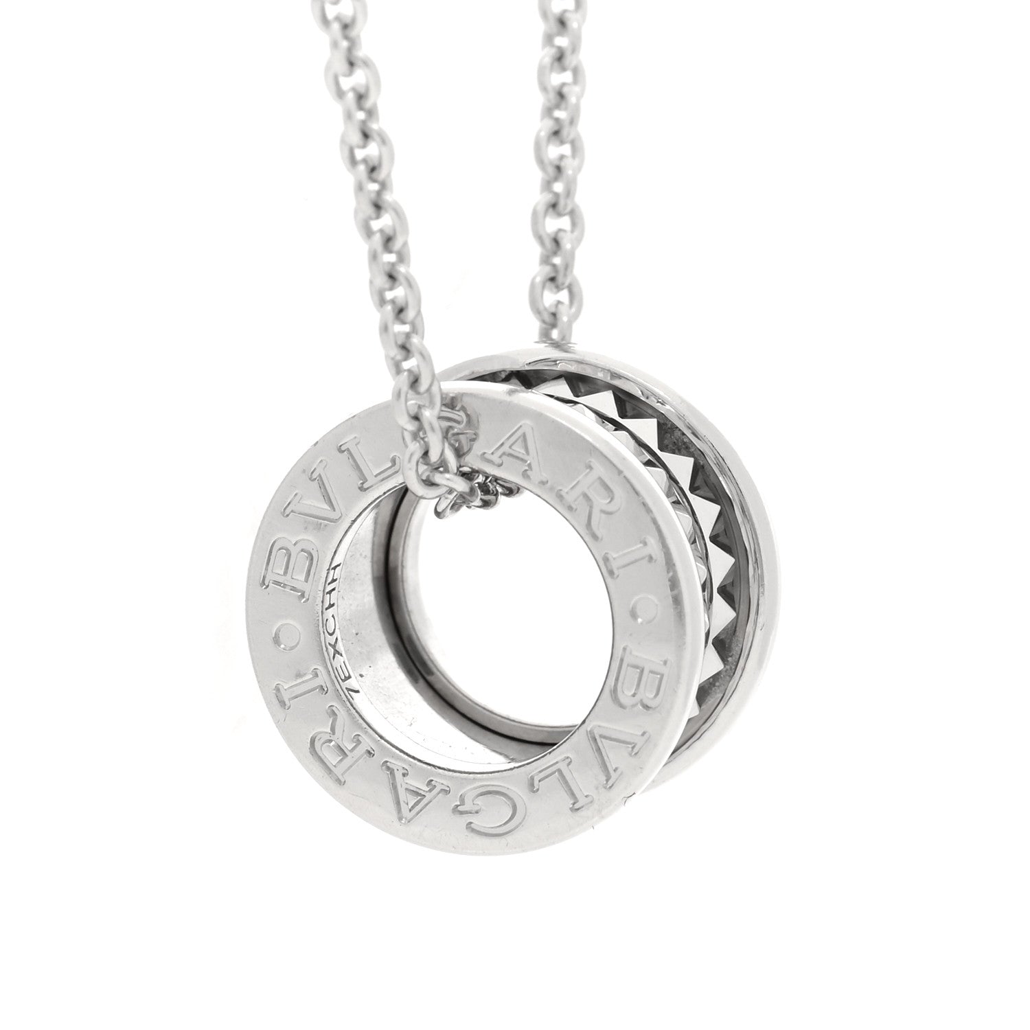 Bulgari Sterling Silver Save The Children Pendant Necklace 4 of 5