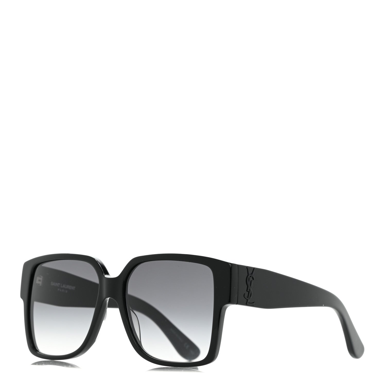 Saint Laurent Square SL M9 Sunglasses Black 1 of 8