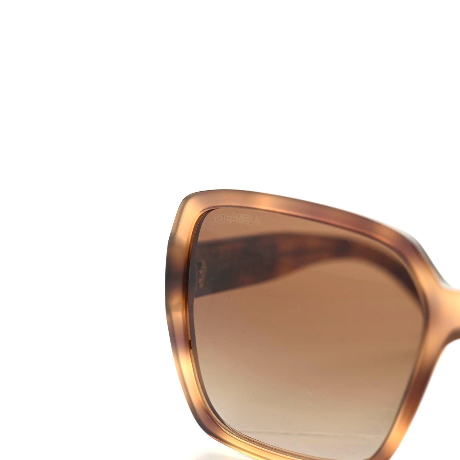 Chanel Acetate Polarized Square Sunglasses 5408 Brown 7 of 8