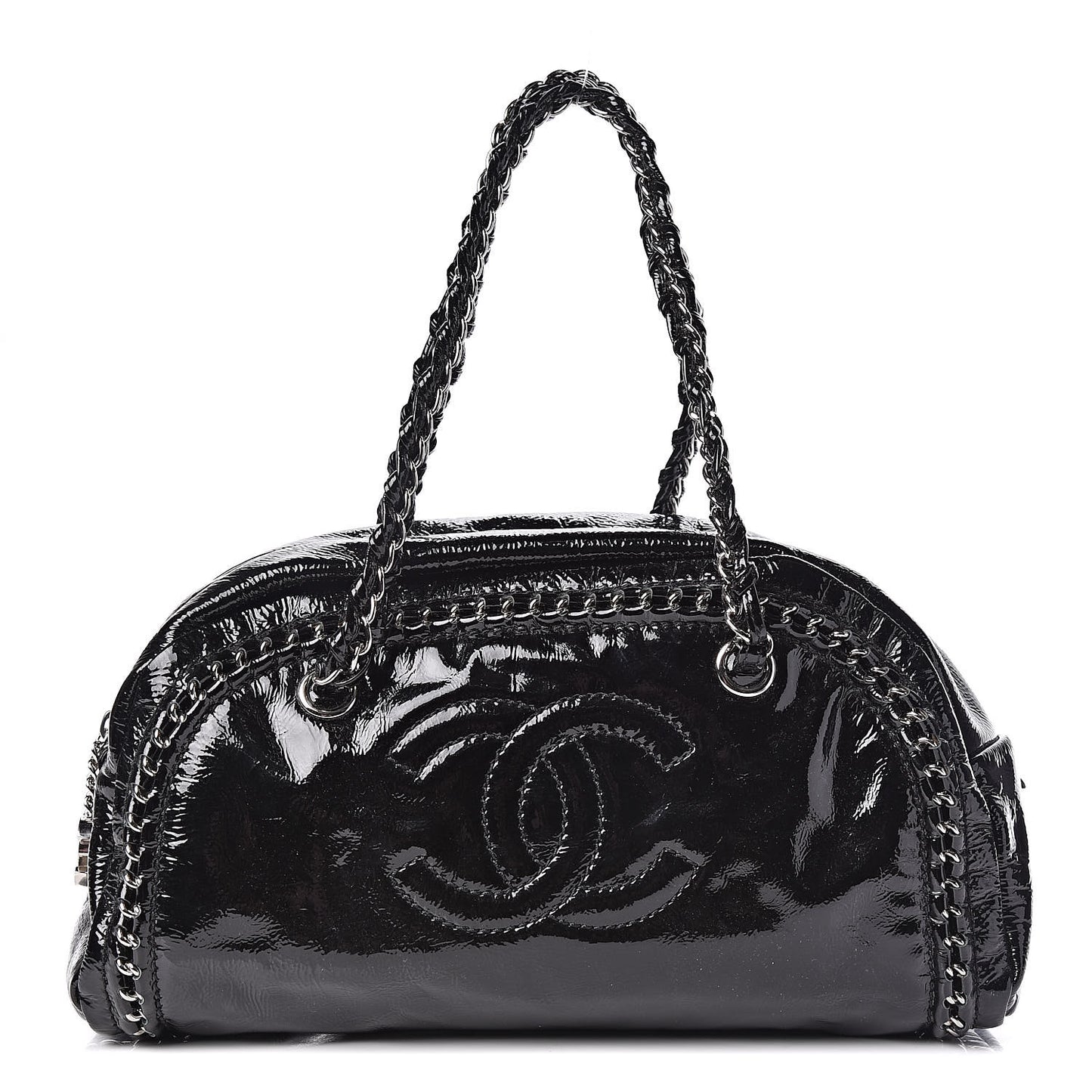 Patent Medium Luxe Ligne Bowler Black