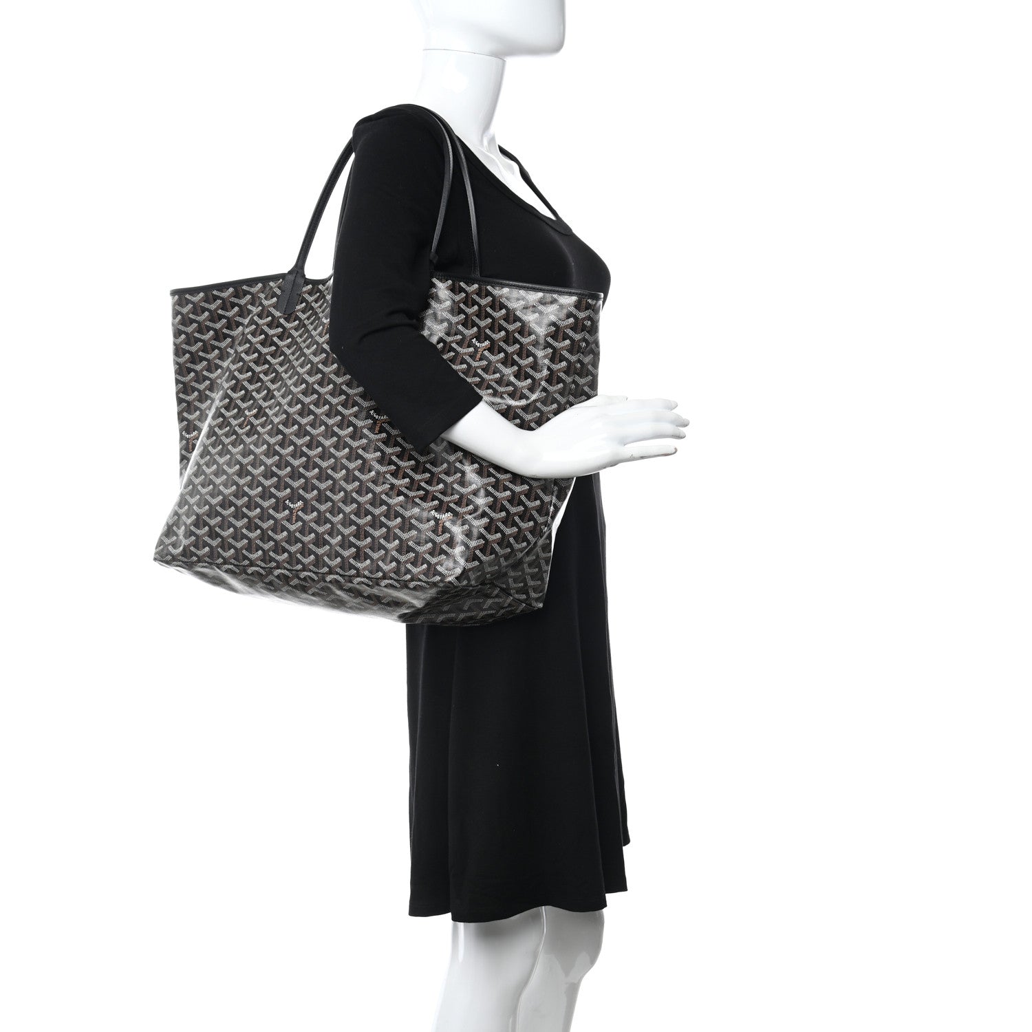 Goyard Goyardine Saint Louis GM Black 2 of 8