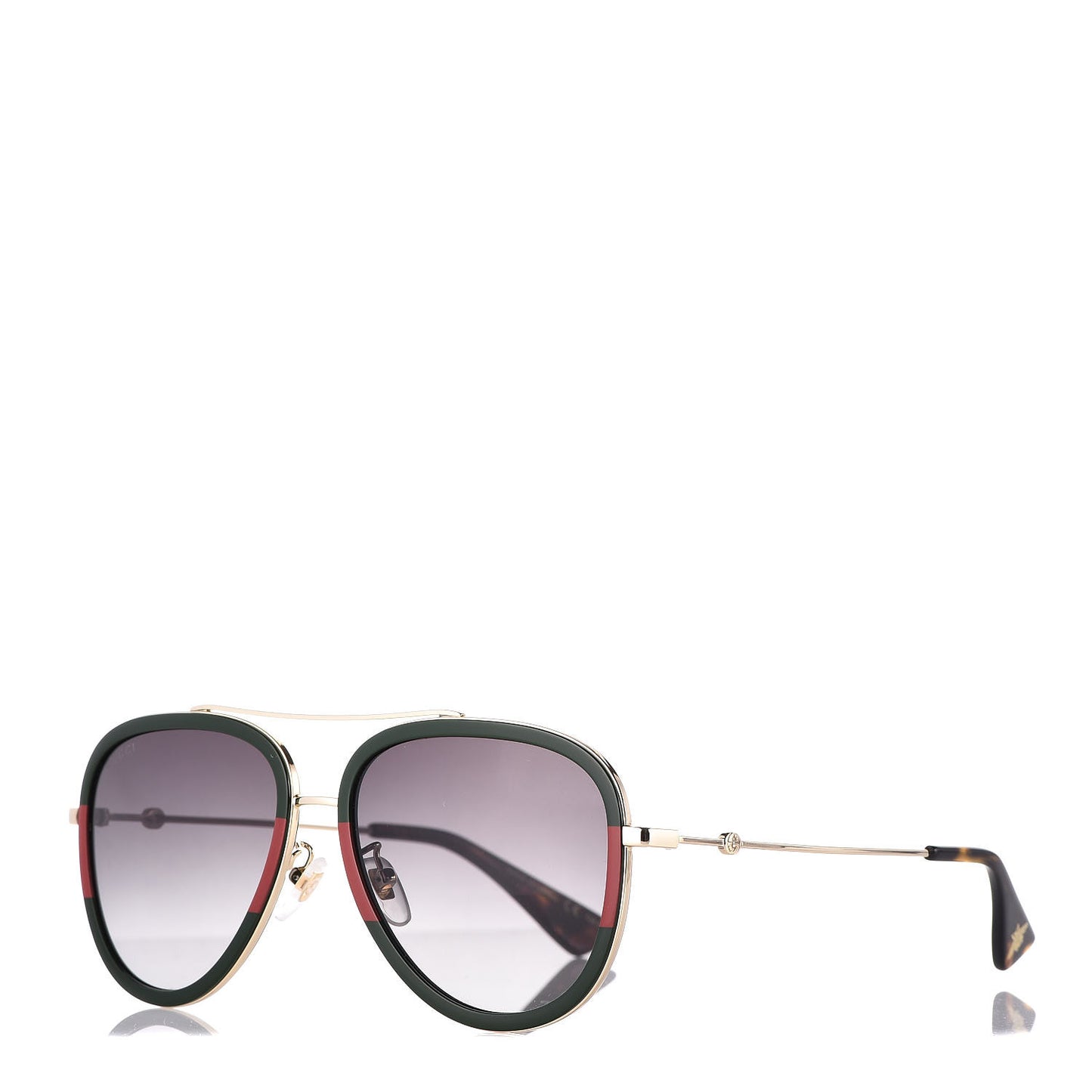 Web Aviator Sunglasses GG0062S Green Red