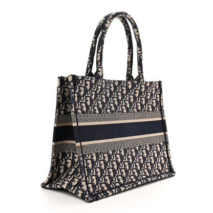 Christian Dior Oblique Medium Book Tote Blue Multicolor 3 of 11