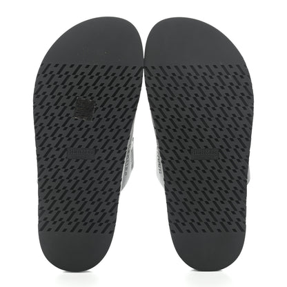 Hermes Calfskin Womens Chypre Sandals 38 Black 5 of 8