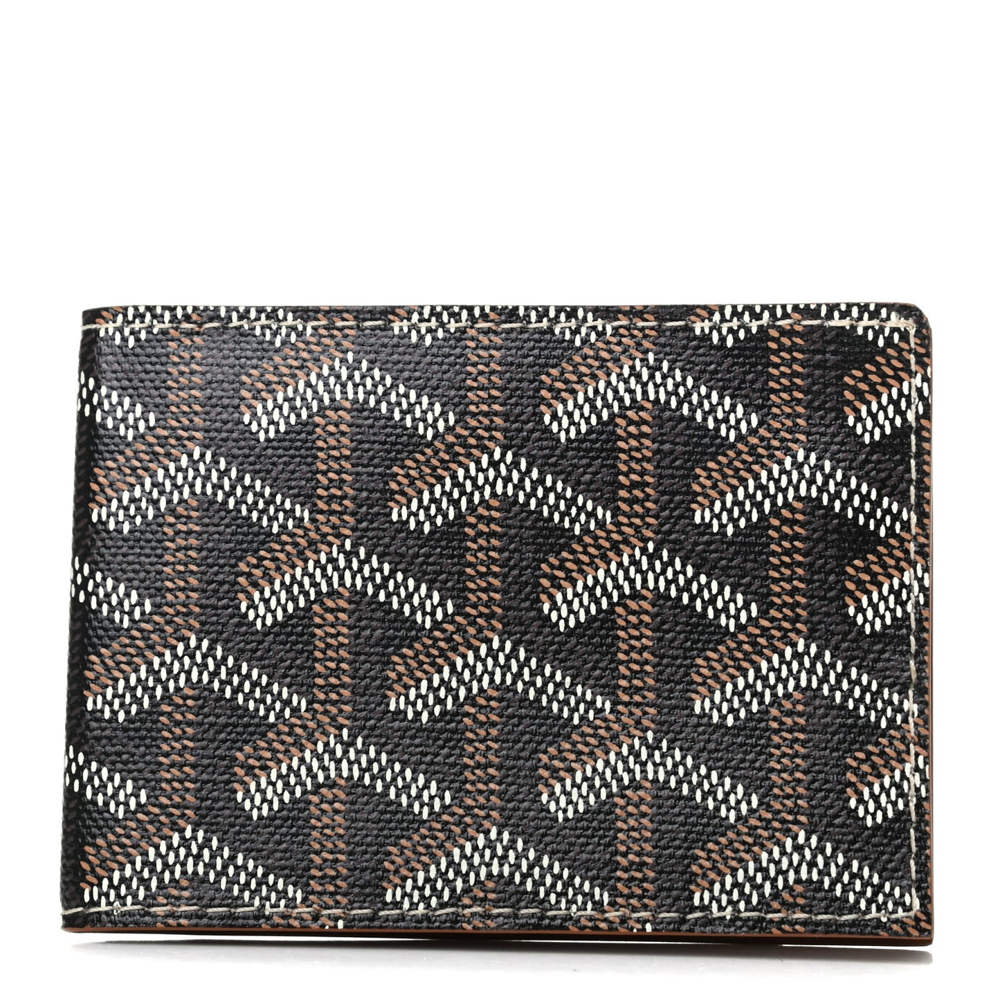 Goyardine Victoire Card Holder Insert Black Gold