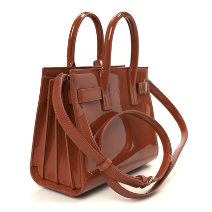Saint Laurent Patent Nano Sac de Jour Mild Rose 3 of 10
