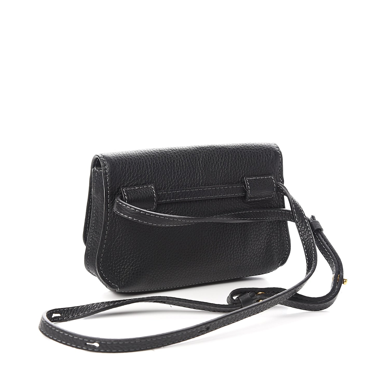 Calfskin Marcie Convertible Belt Bag Black