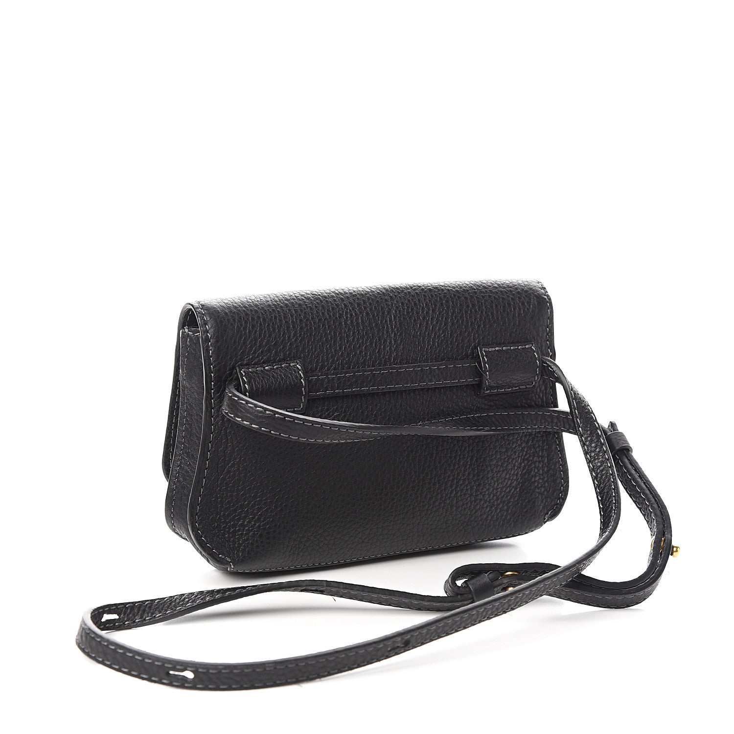 Chloe Calfskin Marcie Convertible Belt Bag Black 2 of 9