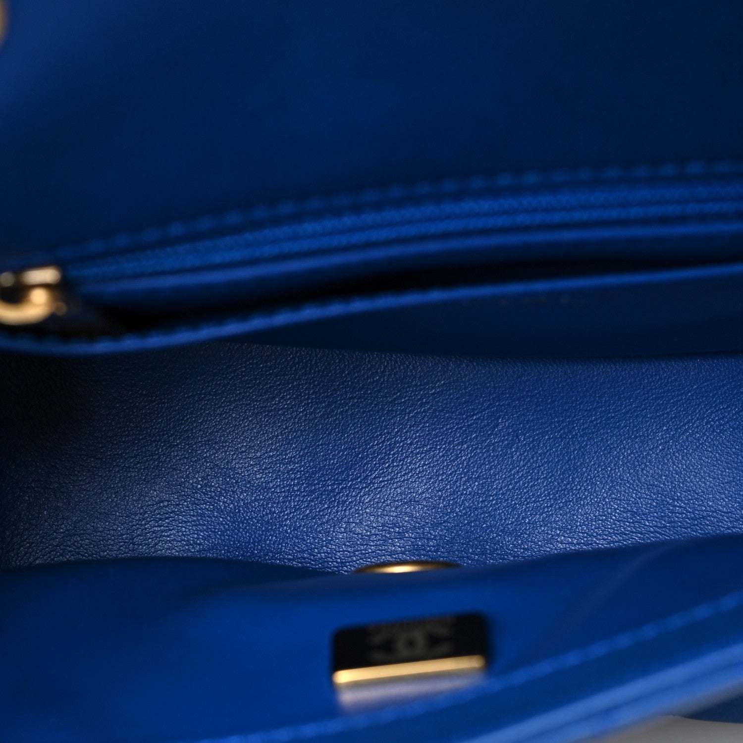 Chanel Lambskin Quilted Mini Pearl Crush Flap Blue 5 of 8