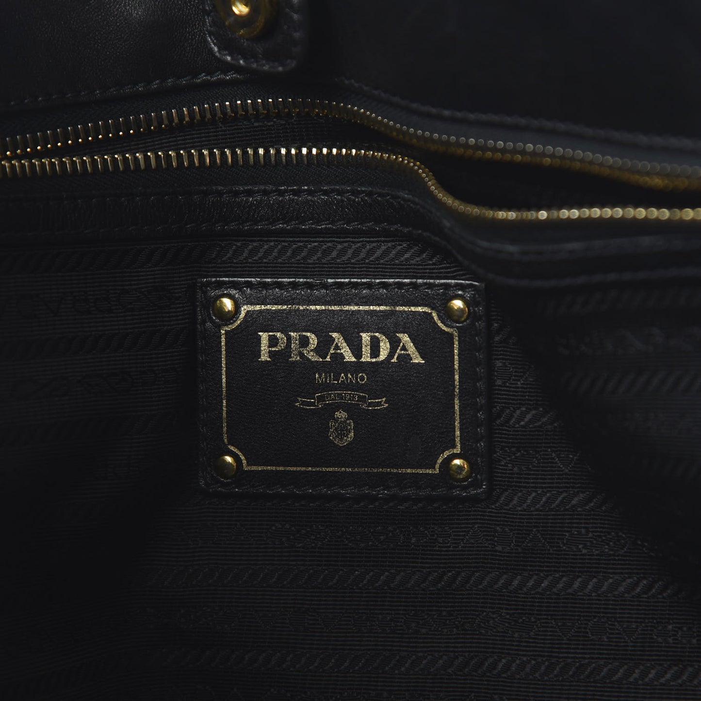 Tessuto Nylon Gaufre Tote Black