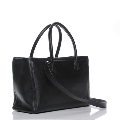 Chanel Calfskin Cerf Executive Shopper Tote Black 4 of 9