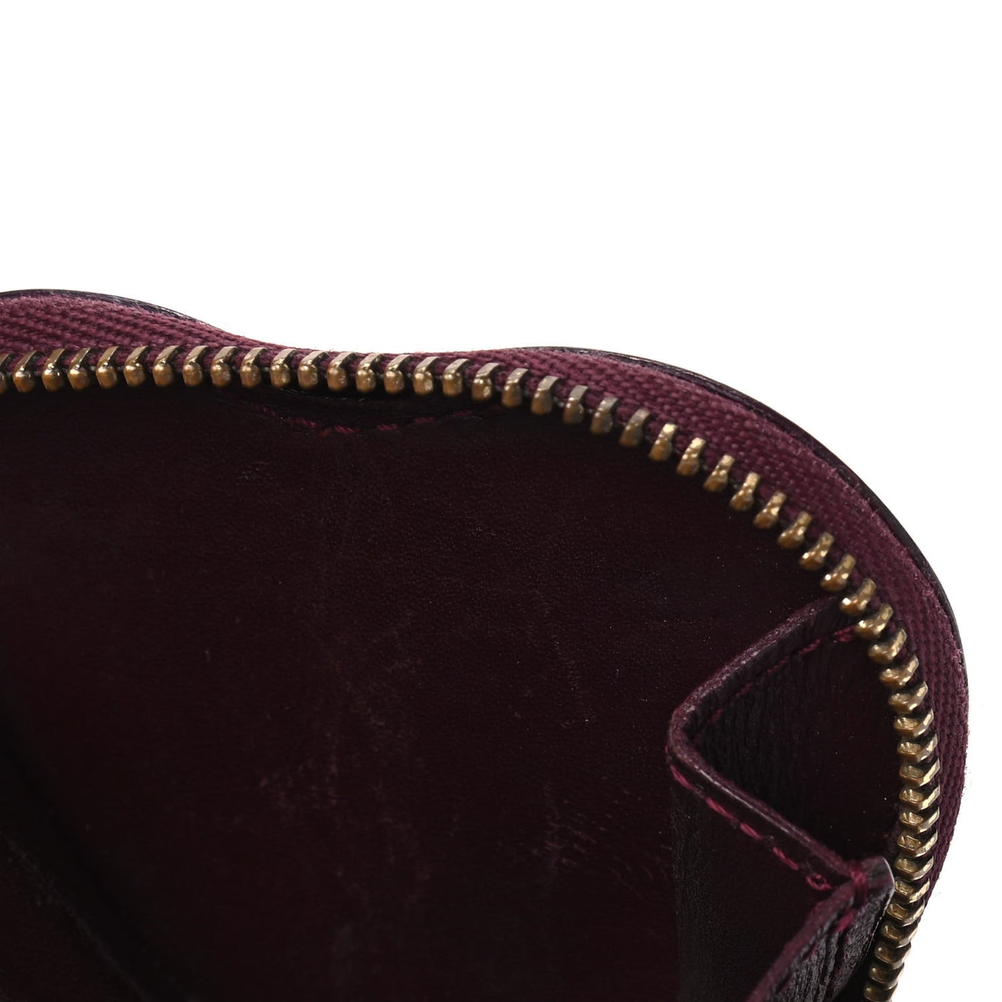 Vernis Coeur Heart Coin Purse Amarante