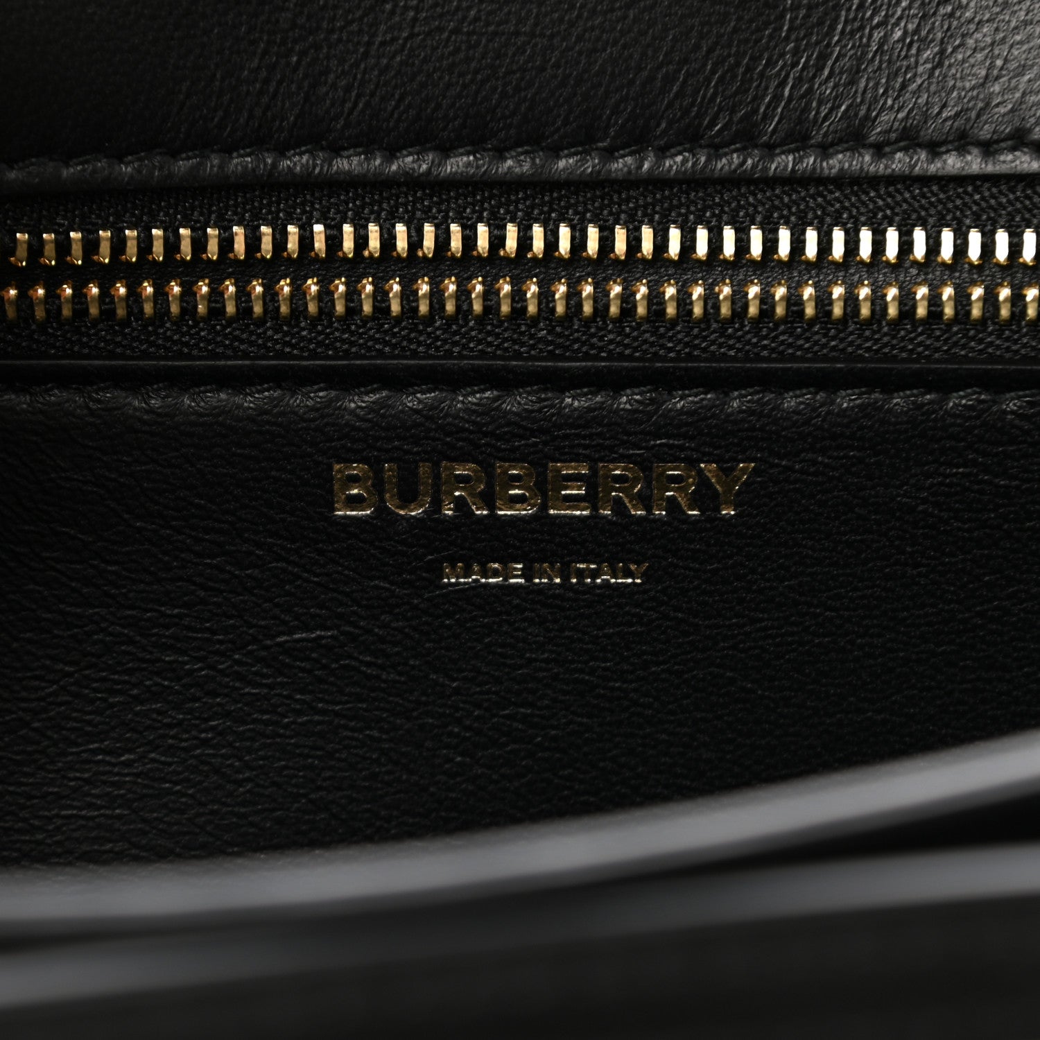 Burberry E-Canvas Monogram Stripe Medium TB Bag Bridle Brown 6 of 9
