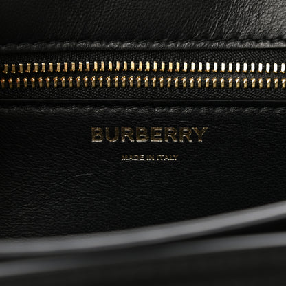 Burberry E-Canvas Monogram Stripe Medium TB Bag Bridle Brown 6 of 9