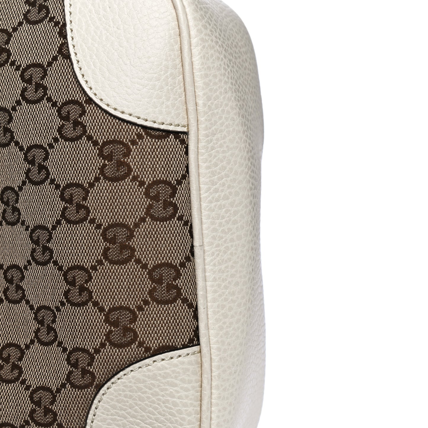 Monogram Dollar Calfskin Mini Bree Messenger Bag Beige Ebony Avoire