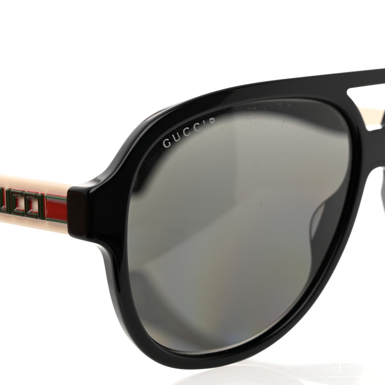 Gucci Aviator Web Sunglasses GG0463S Black 7 of 8