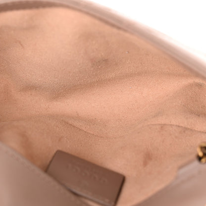 Gucci Calfskin Matelasse Super Mini GG Marmont Shoulder Bag Porcelain Rose 5 of 11