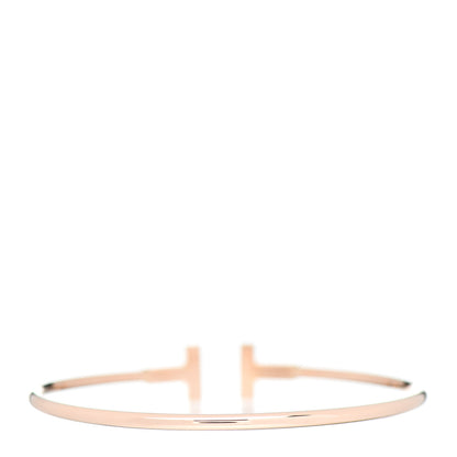 Tiffany 18K Rose Gold T Wire Bracelet 3 of 5