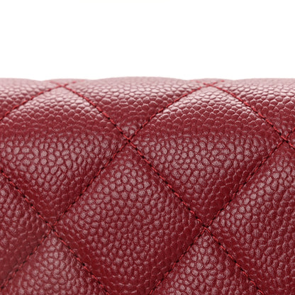 Chanel Caviar Quilted Chain Soul Flap Burgundy 8 of 10