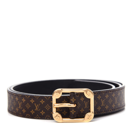 Louis Vuitton Monogram 25mm LV Malletier Belt 85 34 1 of 7