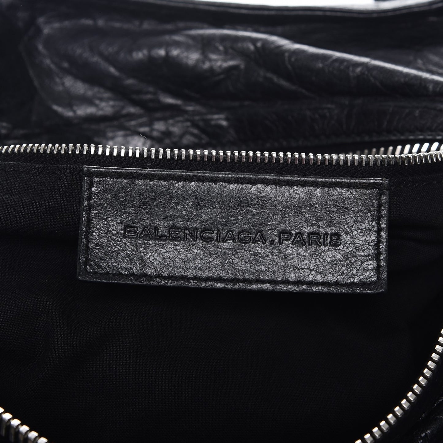 Agneau Giant 21 Silver Hardware Brief Black