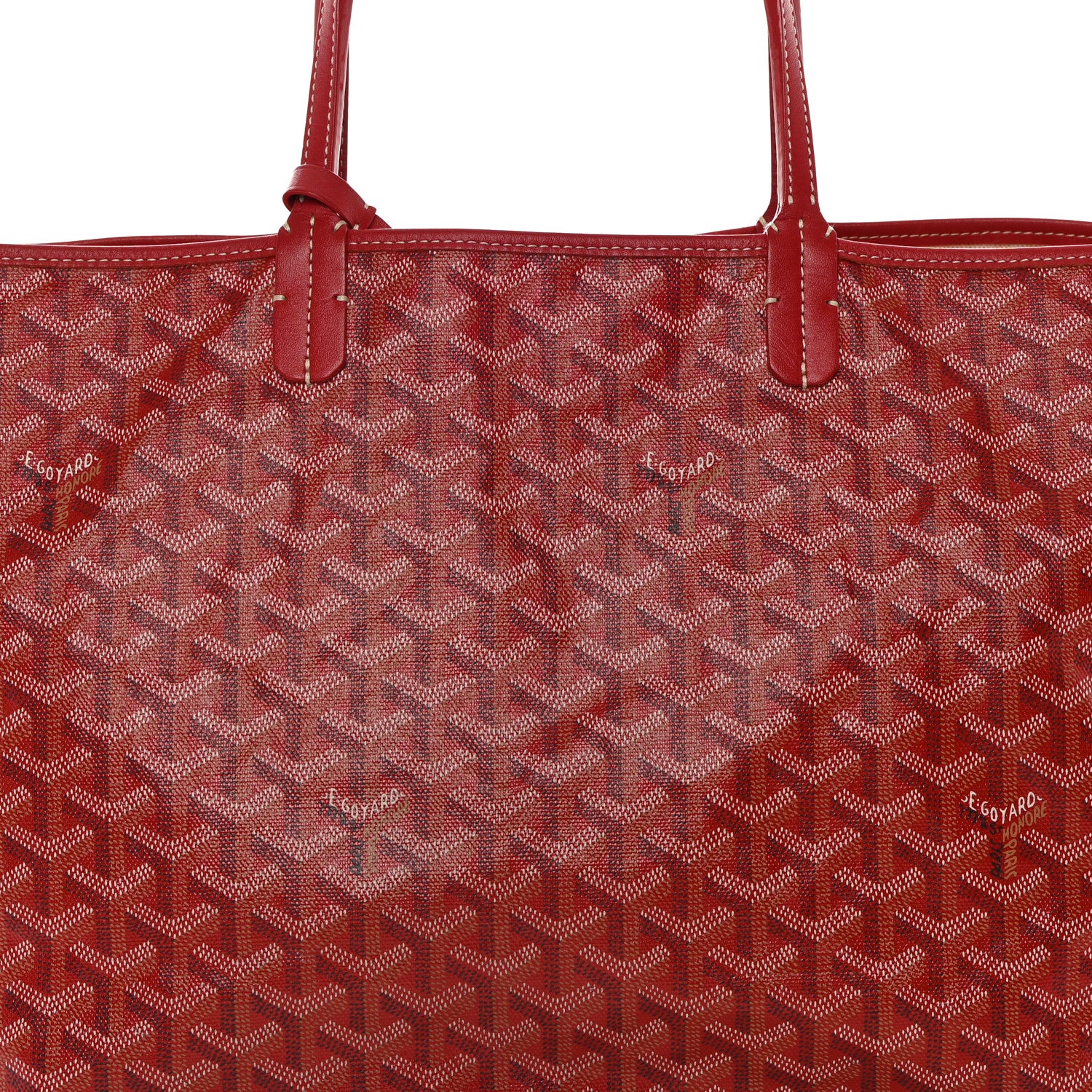 Goyard Goyardine Saint Louis PM Red 9 of 19