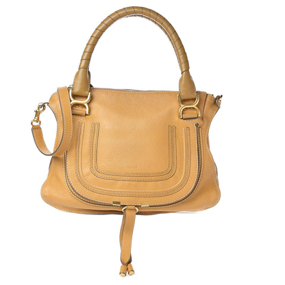 Chloe Calfskin Medium Marcie Satchel Curry Yellow 1 of 11