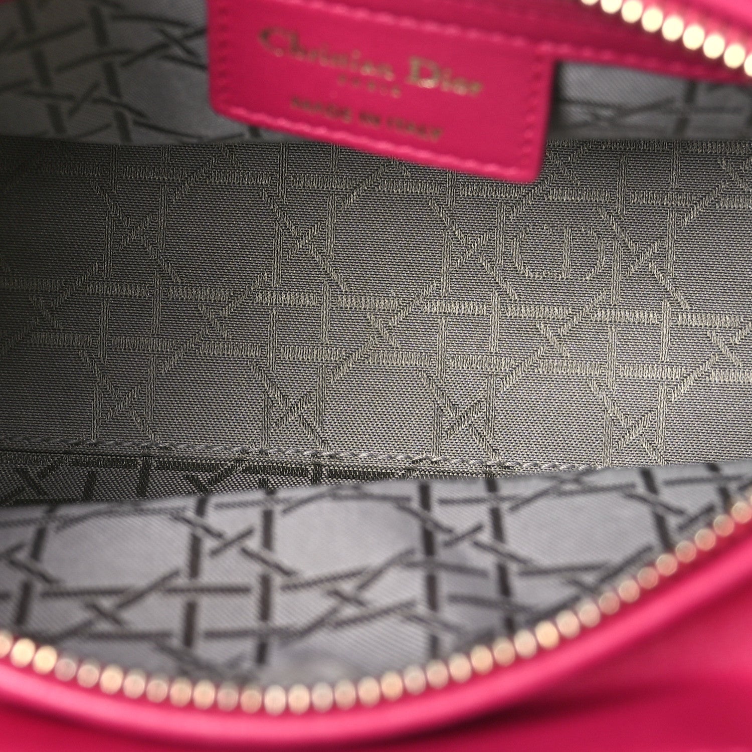 Christian Dior Lambskin Cannage Medium Lady Dior Pink 5 of 10