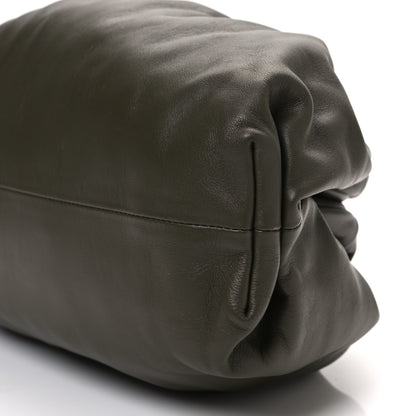 Bottega Veneta Smooth Butter Calf The Pouch Oversized Clutch Kaki Fondent 11 of 11