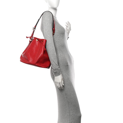 Louis Vuitton Epi Petit Noe Castillan Red 2 of 14