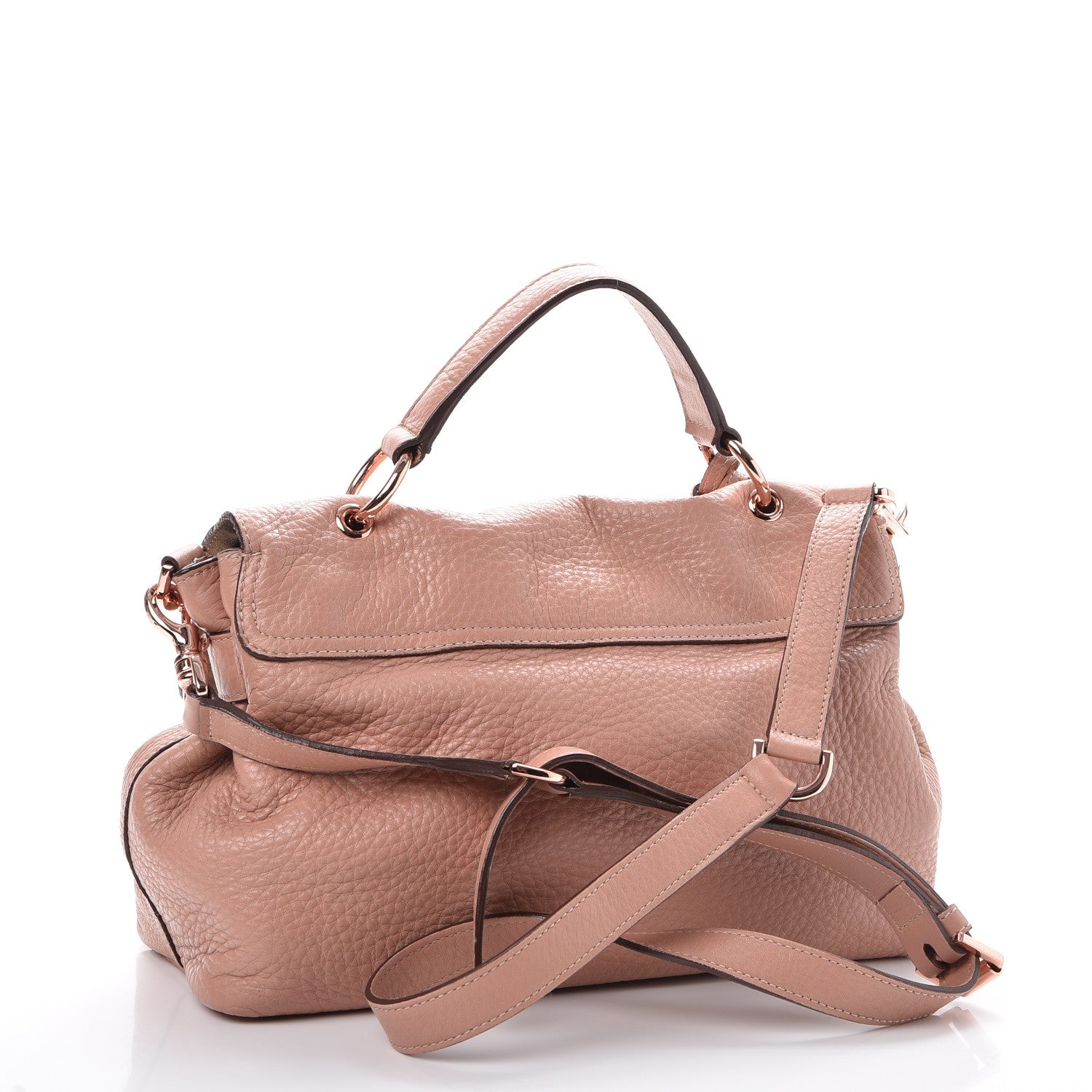 Mulberry Heavy Grain Calfskin Edie Crossbody Powder Beige 3 of 12