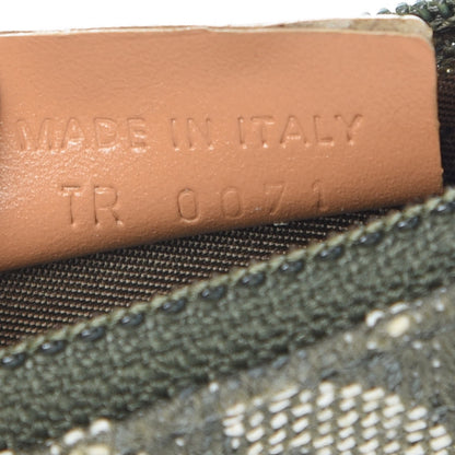 Christian Dior Monogram Saddle Coin Purse Green 7 of 9
