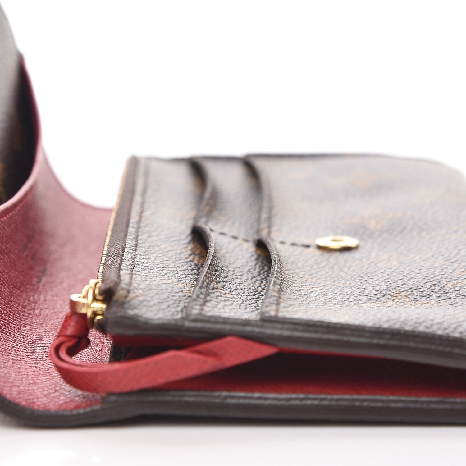 Louis Vuitton Monogram Emilie Wallet Red 7 of 7