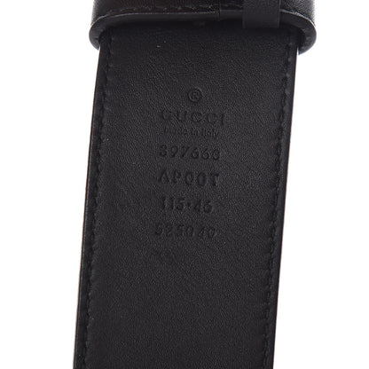 Gucci Moon Calfskin Double G 40mm Belt 115 46 Black 4 of 6