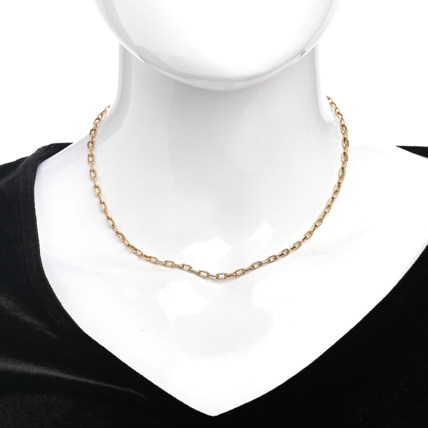 18K Yellow Gold 3mm Madison Chain Necklace