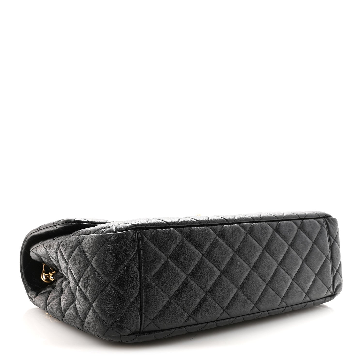 Chanel Grained Calfskin Quilted XXL Travel Flap Bag Black 4 of 10