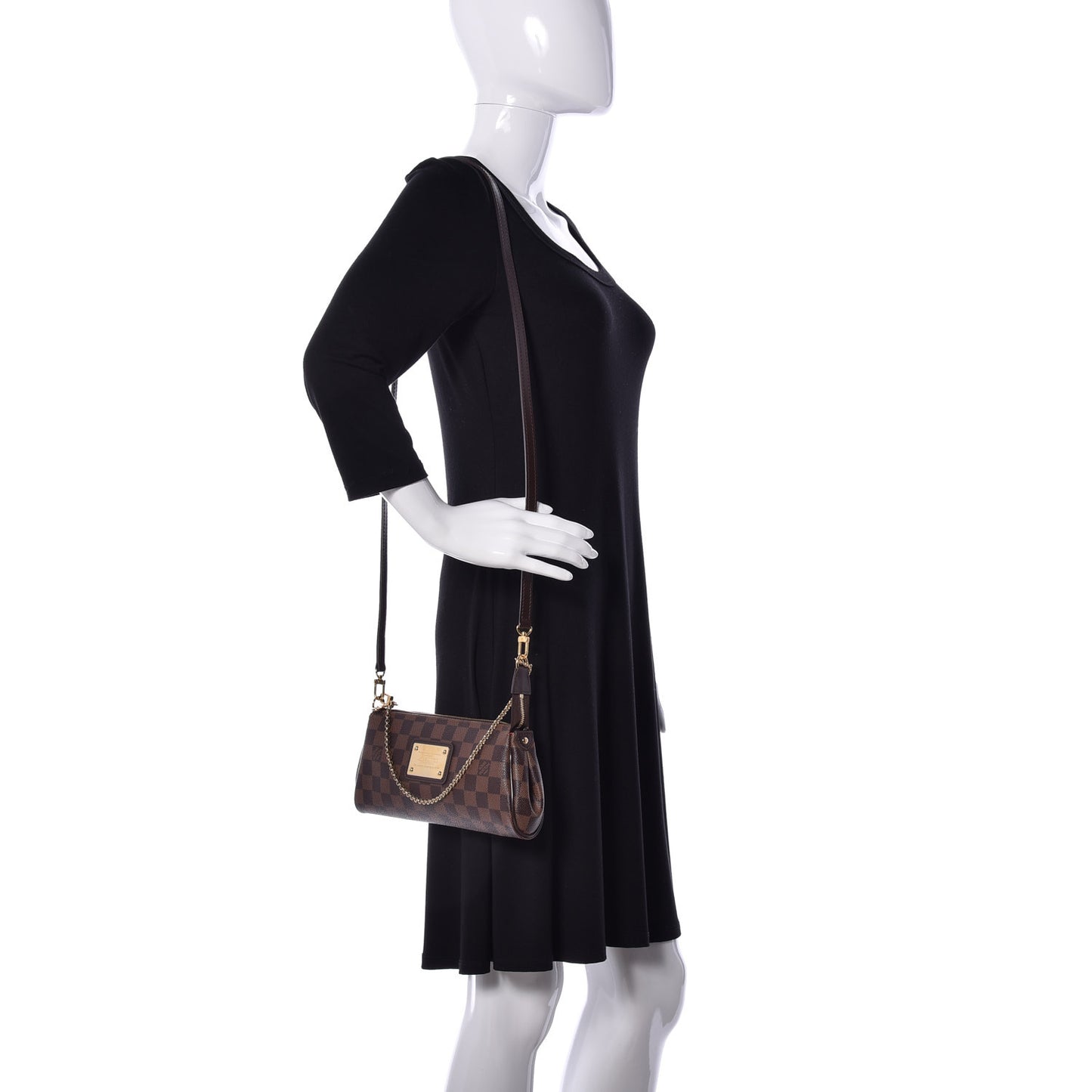 Damier Ebene Eva Clutch