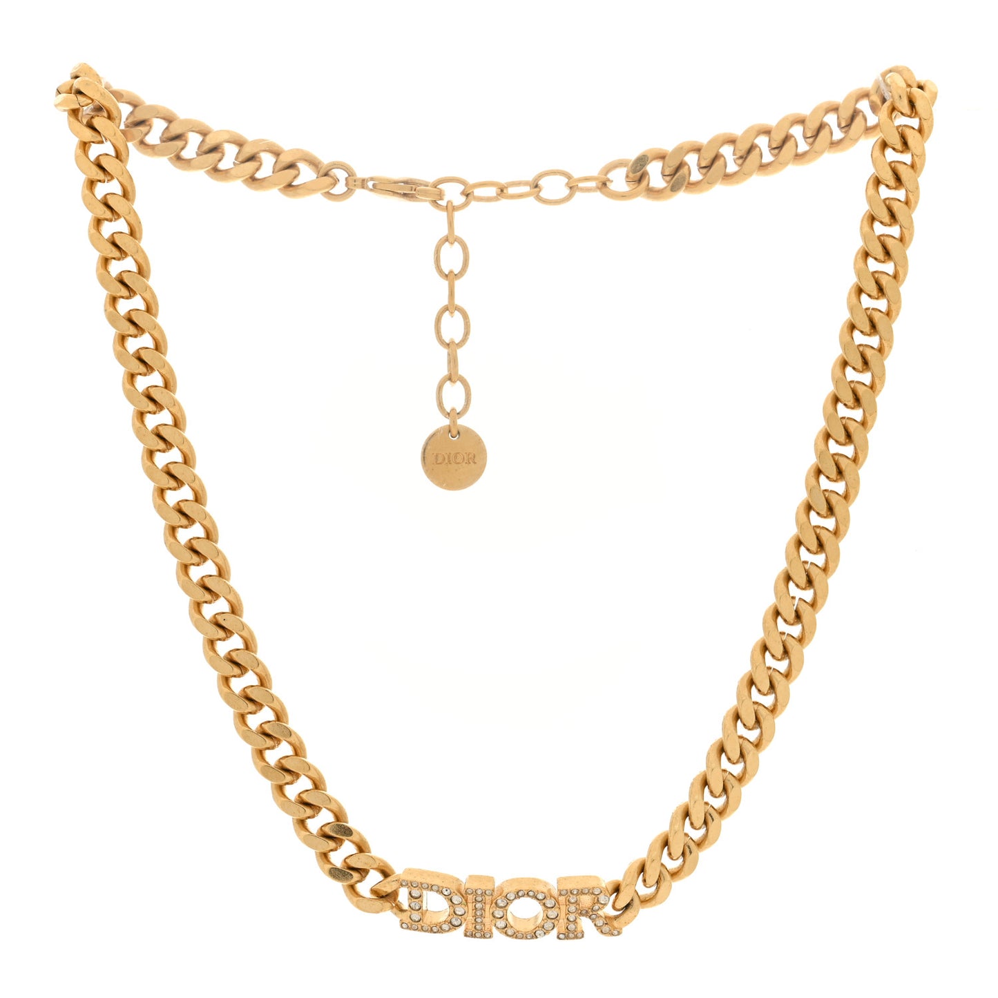 Metal Crystal Dio(r)evolution Choker Gold