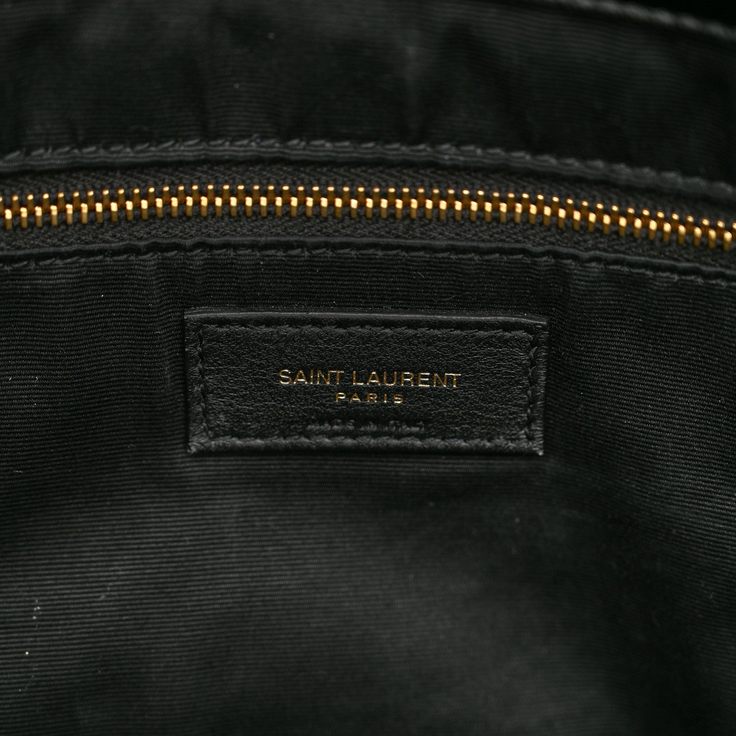 Saint Laurent Lambskin Quilted Maxi Icare Shopping Tote Black 7 of 11