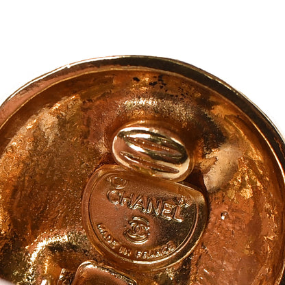 Chanel Coco Clip On Earrings Gold 4 of 4