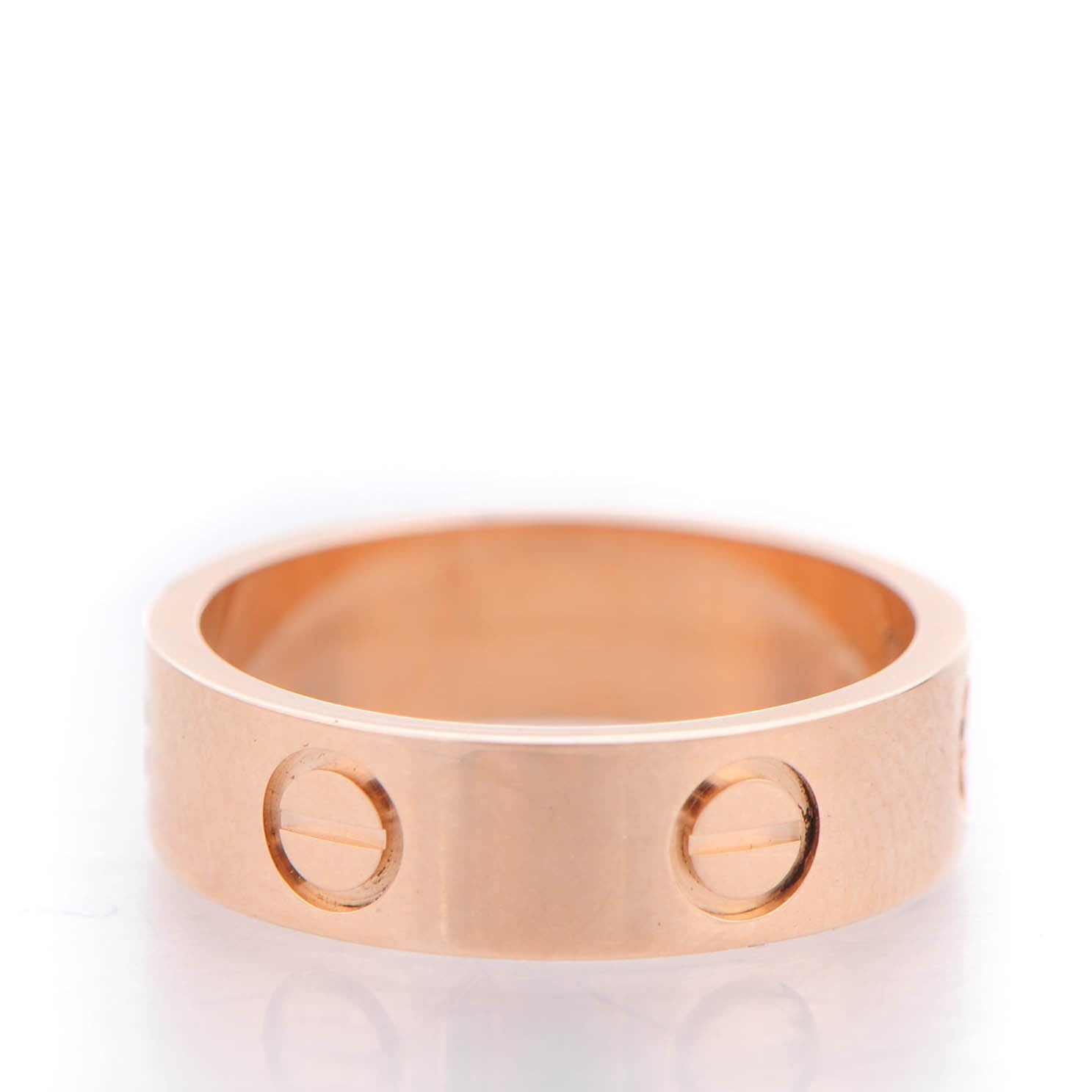Cartier 18K Pink Gold 5.5mm LOVE Ring 54 7 3 of 4