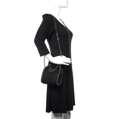 Stella McCartney Shaggy Deer Tiny Falabella Tote Black 2 of 9