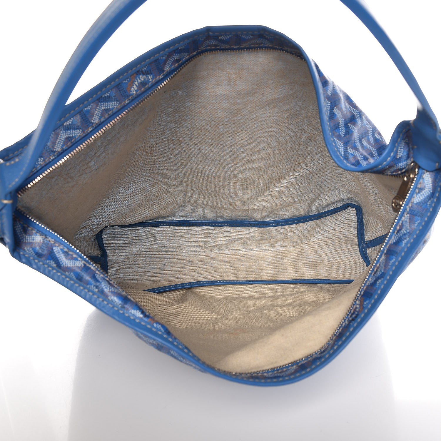 Goyard Goyardine Fidji Zip Hobo Sky Blue 12 of 15