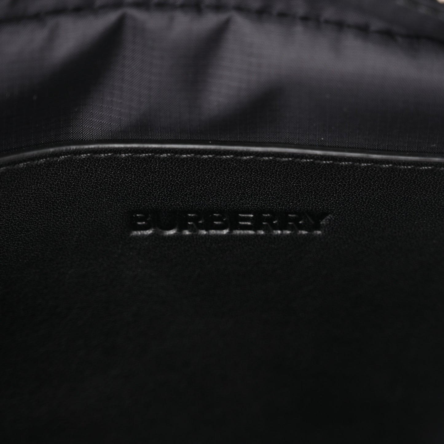 Econyl Logo Print Bum Bag Black