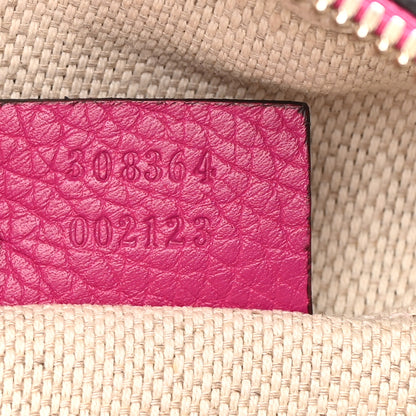 Gucci Cellarius Calfskin Small Soho Disco Bag Bright Bouganville 7 of 12