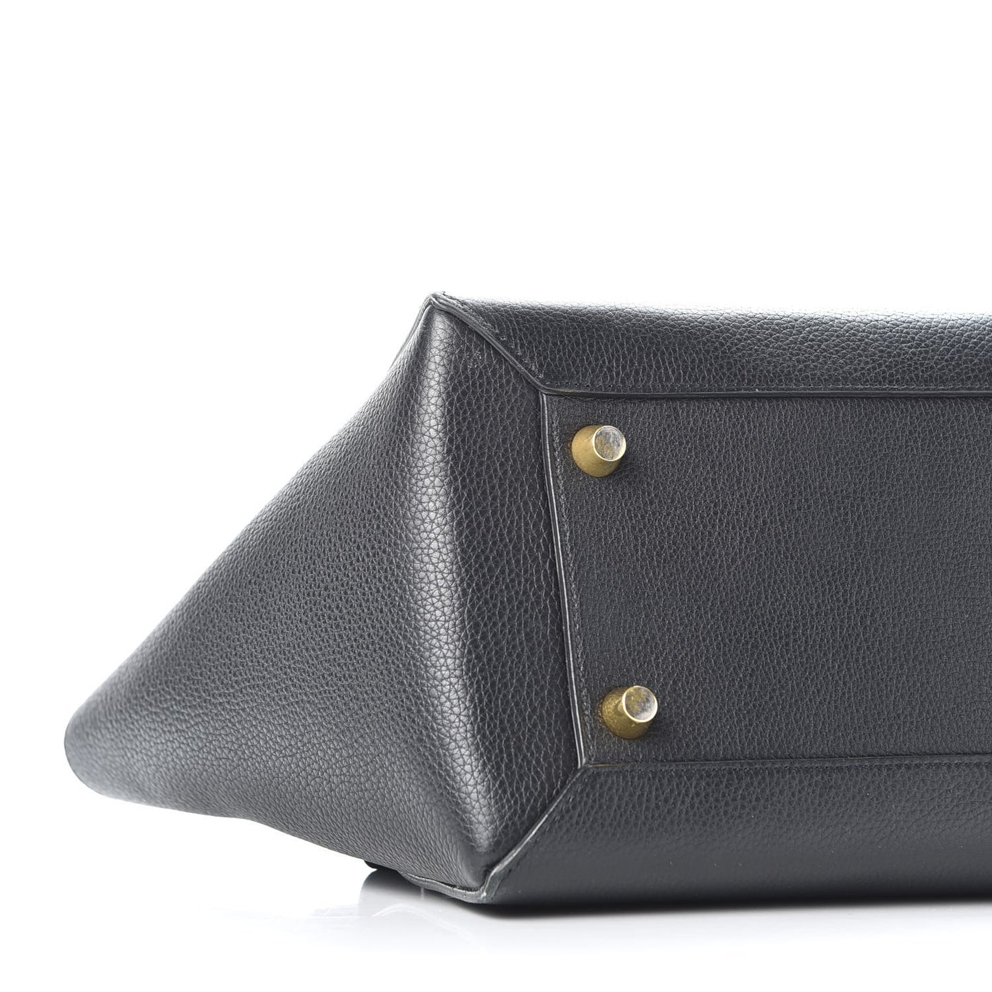 Grained Calfskin Mini Belt Bag Black
